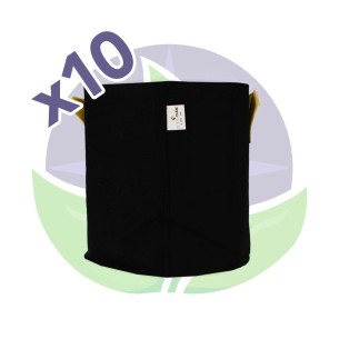 Lot 10 Pots textile 30L - 30 x 30 x 33cm - GreenCube