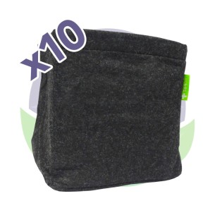 Pack of 10 Propot textile pots 50L - GardenHighPro