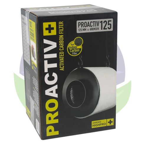 PROACTIV charcoal filter 125mm - 600m3/h - GARDEN HIGHPRO