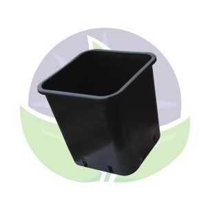 Plastic pot 11L - 24 x 24 x 28 cm