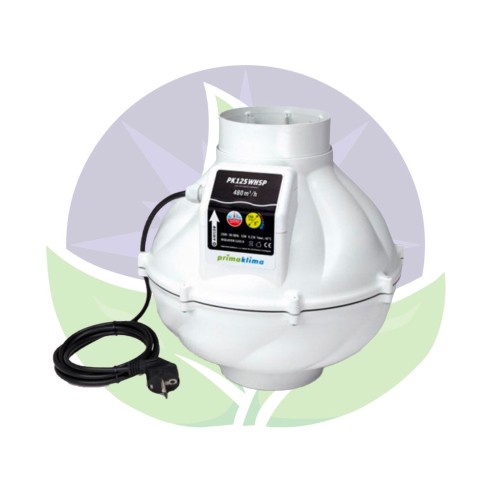125mm - 480m³/h - PK125WHSP-L - Extracteur d'air - 1 Vitesse - Prima Klima