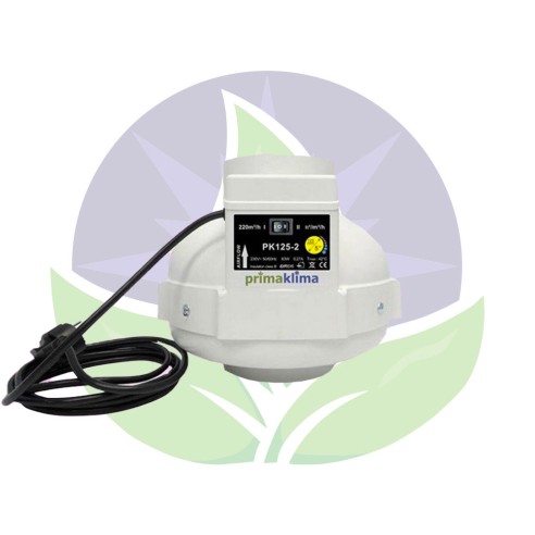 125mm - 220/400m³/h - Extracteur d'air - 2 Vitesses - Prima Klima
