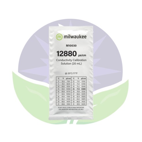 Etalonnage testeur EC12880 µS/cm - Sachet 20ml - Milwaukee