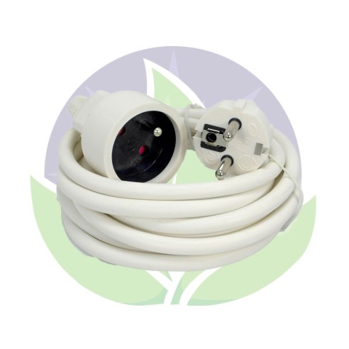 3m extension cord - White