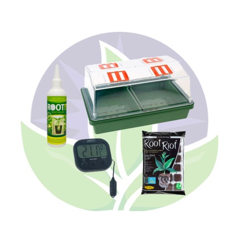 Heated greenhouse - Kit 24 seedlings or cuttings - Septum Hydroponics