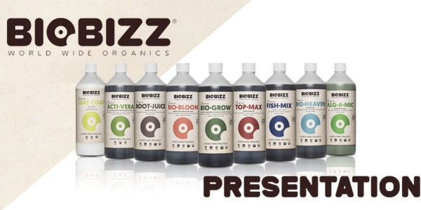 Presentation of Biobizz brand fertilizers