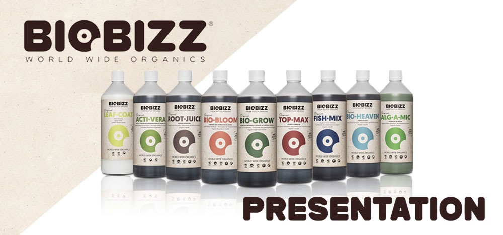 Presentation of Biobizz brand fertilizers
